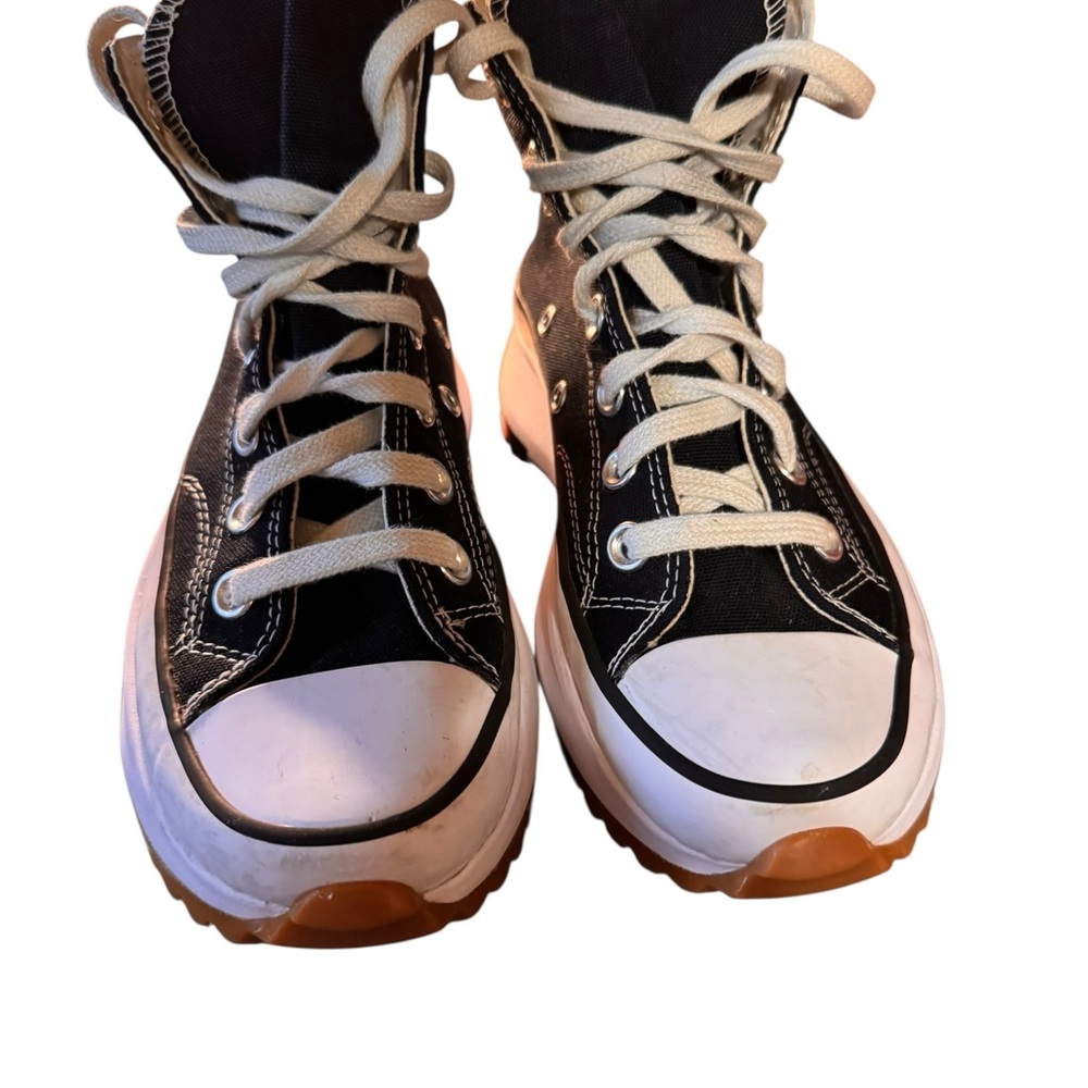 Converse Run Star Hike Platform Sneaker - Black / White / Gum